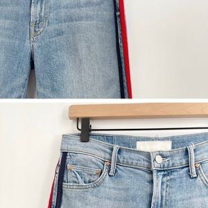 Mother Insider Crop Step Fray Again Racer Jeans